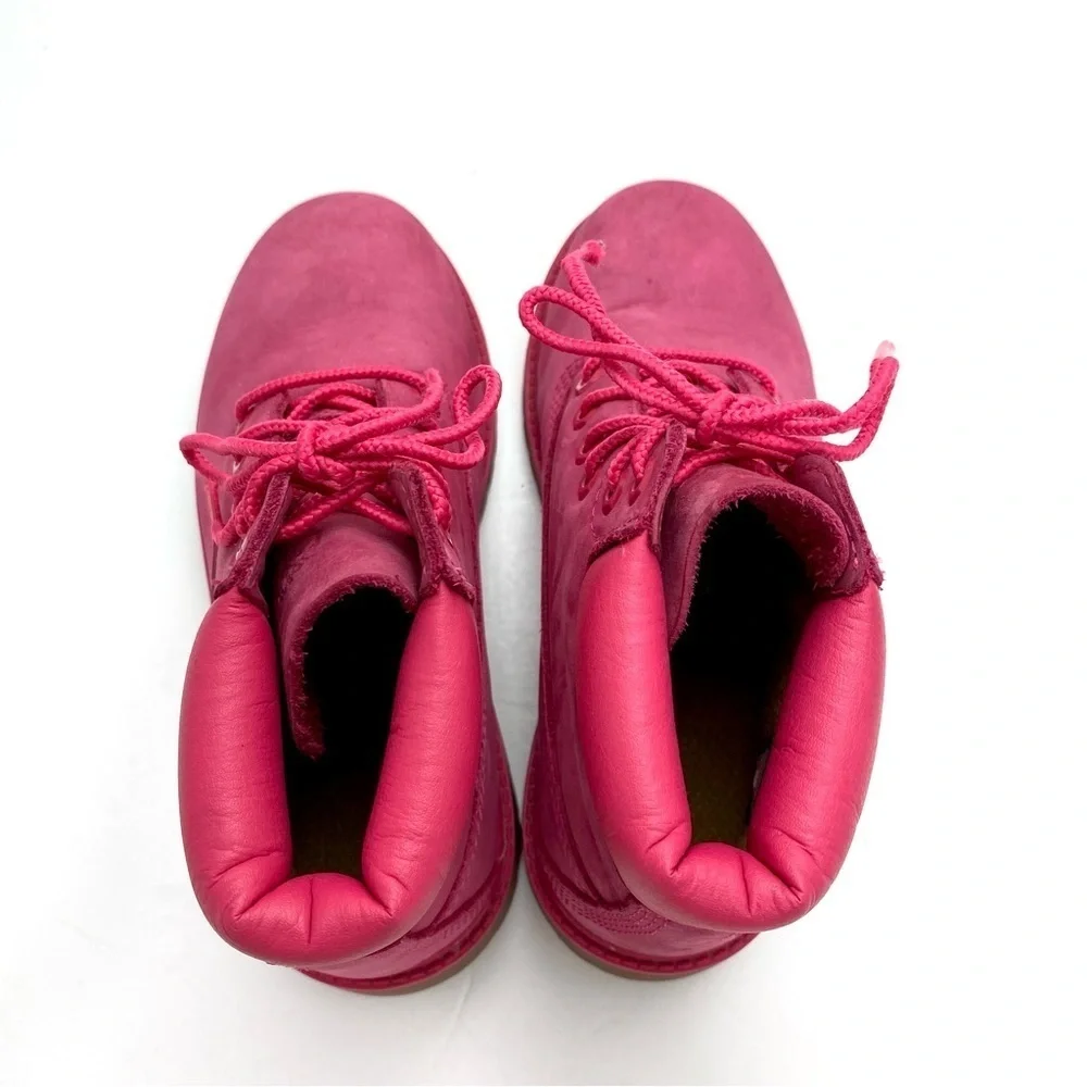 TIMBERLAND 6 inch Premium Waterproof Primalor 200-Gram Lace Up Boot in Pink